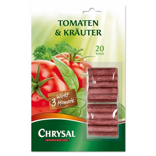 Chrysal 20 Düngestäbchen Tomaten+Kräuter