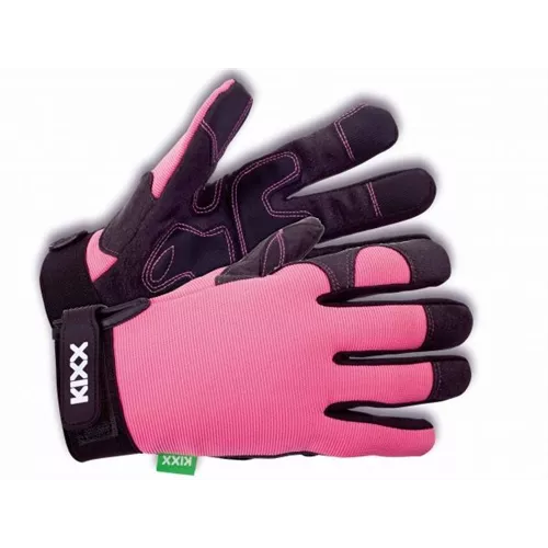 KIXX Handschuh Gr.7 swz rosa