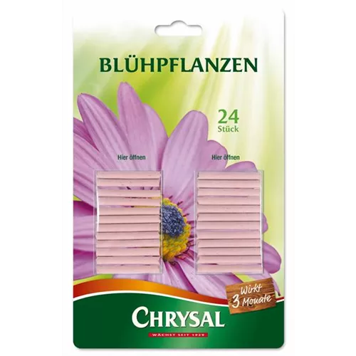 Chrysal 24 Düngestäbchen Blühpflanzen