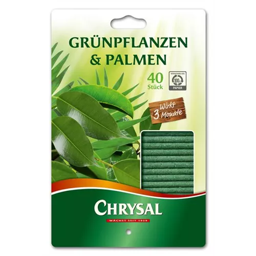 Chrysal 40 Düngestäbchen Grünpflanzen